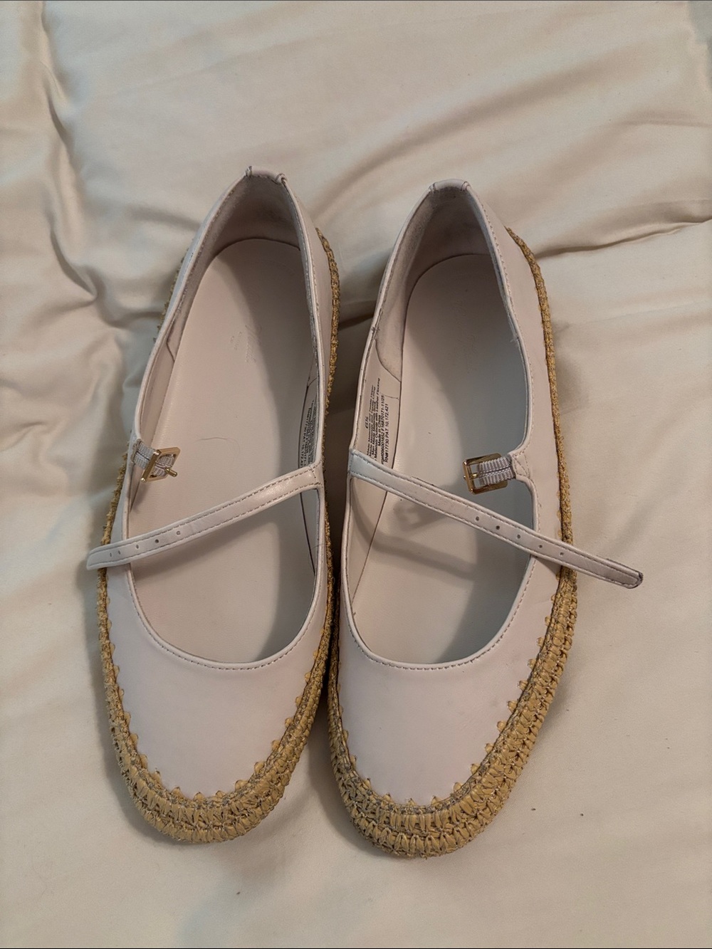 Universal Thread Cream Mary Jane Espadrille Flats